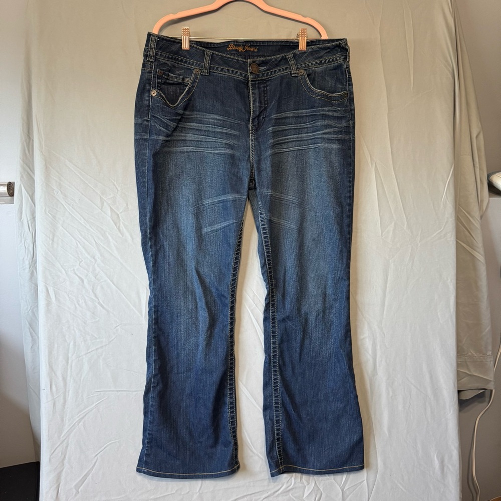 Brody Mens Bootcut Denim Size 38x33 Blue Jeans Normcore Everyday Capsule Denim